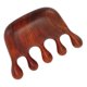 thumbnail image 4 of Rosewood Massage Comb Round Head Relieve Stress Beeswax Polished Scalp Meridian Comb for Shoulders Hands, 4 of 4