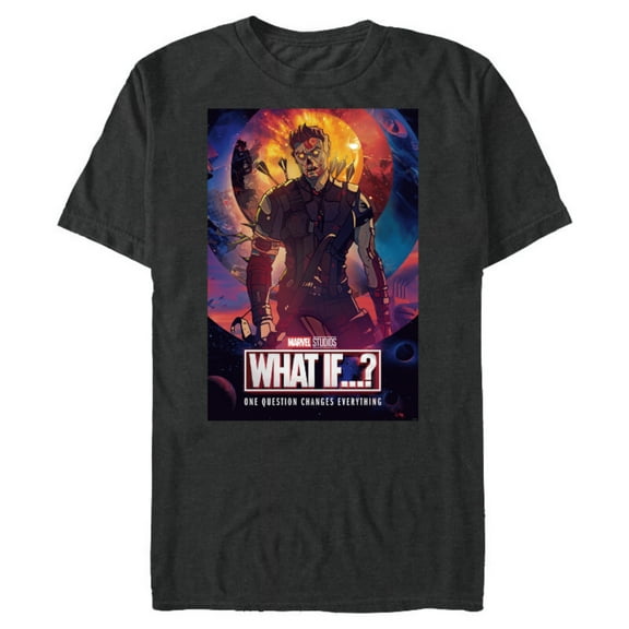 Marvel WHAT IF…? Zombie Hawkeye Comic Cover Standard - Short Sleeve Blended T-Shirt for Adults – Customized-Dark Heather