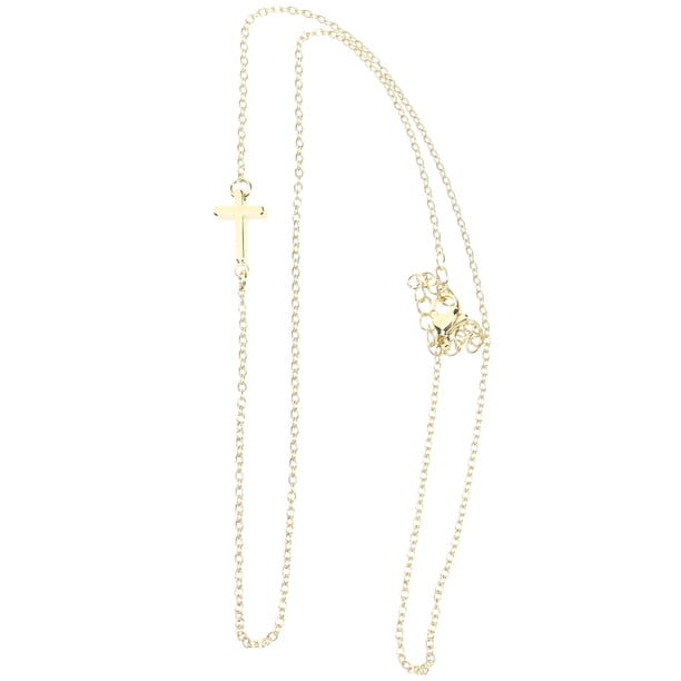 KAKOWELY Collar con colgante de cruz religiosa, cadena de clavícula, regalo para mujer