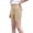 Beige., variant on Akafmk High-Waist Butt-Lifting Yoga Shorts,Solid Color Athletic Bottoms with Pockets,Ideal for Running and Fitness (Toddler Girl's or Girl's)