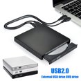 thumbnail image 2 of HEVIRGO Universal External USB DVD Optical Drive 24X CD Recorder Player for PC Laptop, 2 of 10