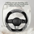 thumbnail image 5 of KQJQS D-Shaped Car Steering Wheel Cover - Winter Anti-freeze Hand Protection, Non-slip, Warm, and Comfortable Grip for Car Steering Wheel, 5 of 7