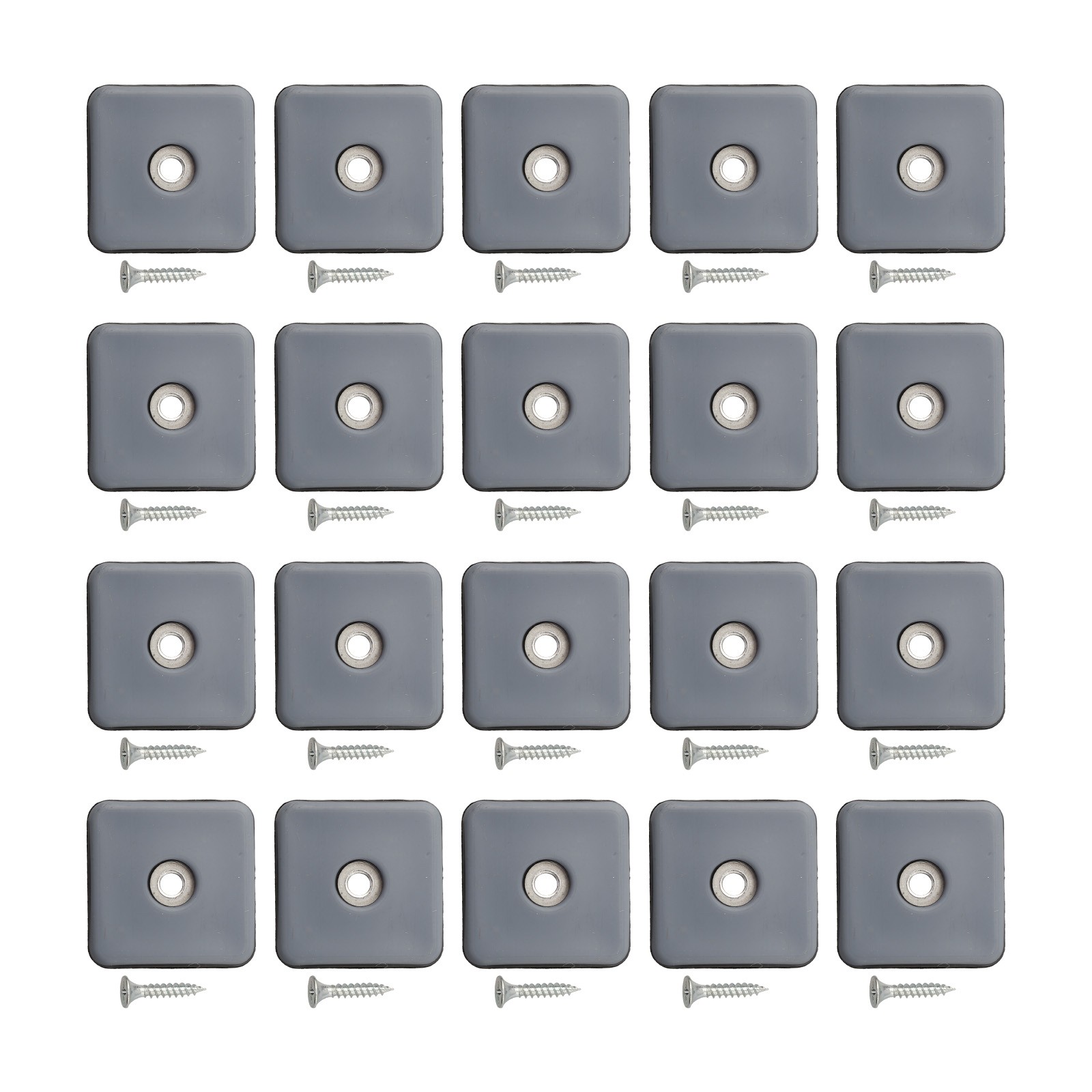 20Pcs Furniture Movers Sliders Gliders Heavy Duty Carpet Hard Floor Easy Removal 40Mm Smile Home