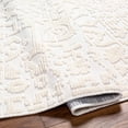 thumbnail image 5 of Hauteloom Beren Living Room, Bedroom Machine Washable Area Rug - Traditional, Transitional - White, Off White - 3'3" x 5', 5 of 8