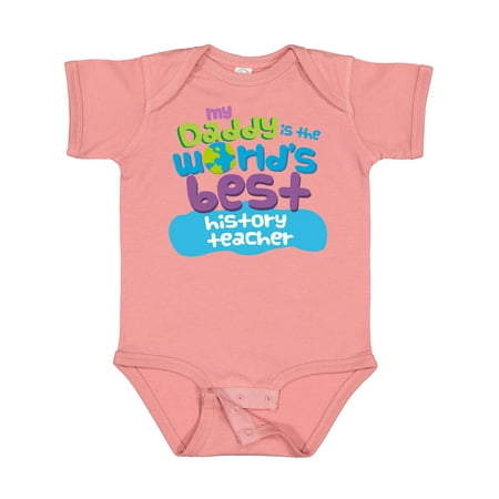 

Inktastic World’s Best History Teacher Daddy Gift Baby Boy or Baby Girl Bodysuit