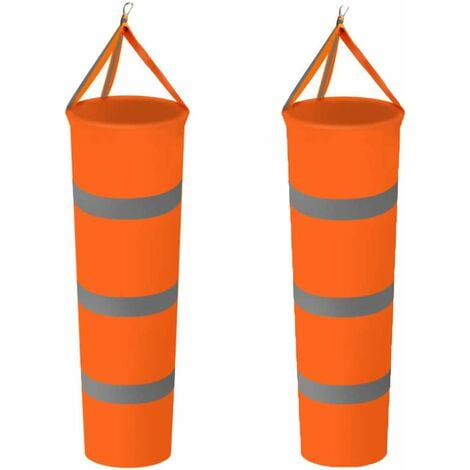 SXUTZQ Calcetín medidor de viento de 2 piezas, calcetín medidor de viento con cinturón reflectante, calcetín medidor de cinturón reflectante, adecuado para aeropuertos, sitios industriales CRUEL