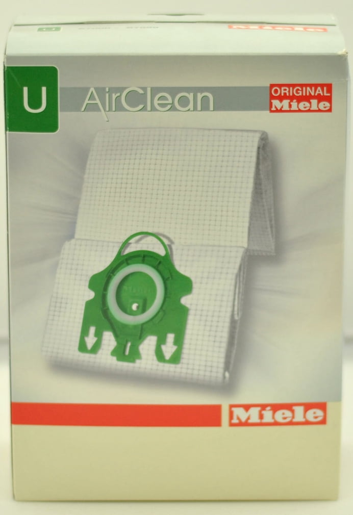 2 Filters fit Miele Type U Uprights 07805130 Synthetic Bag 5 Vacuum bags 