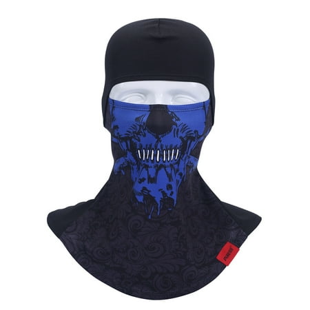 Balaclava Ghosts Skull Full Face Mask UV Protection Balaclava Hood Motorcycle US