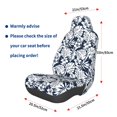 thumbnail image 3 of Daiia Hawaiian Style Printed Car Seat Cover - Waterproof & Sweatproof - Universal Fit, Machine Washable, Non-Slip - Seat Protector for Car, Truck, SUV, Van (1 Pack), 3 of 5
