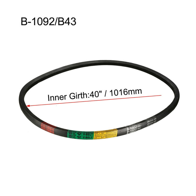Uxcell B1092/B43 Neoprene Rubber Drive V Belt with High Oil Uxcell B1092/B43 Neoprene Rubber Drive V Belt with High Oil
