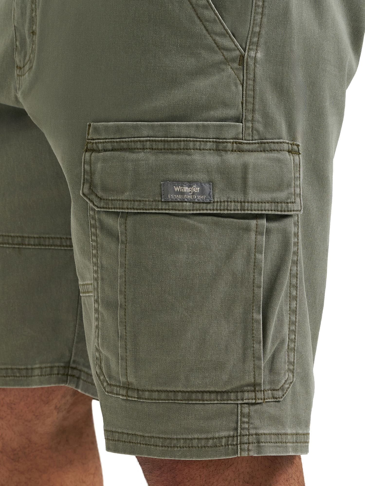 Wrangler Men's and Big Men's Stretch Cargo Shorts