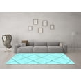thumbnail image 3 of Ahgly Company Indoor Rectangle Solid Light Blue Modern Area Rugs, 5' x 8', 3 of 4