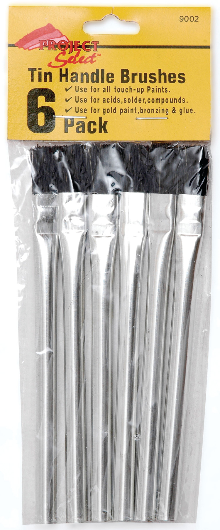Linzer Brush Acid Brush, 6/Pkg.