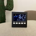 thumbnail image 4 of Voice Controlled Backlight Electronic Alarm Clock with Temperature Readings, 4 of 9