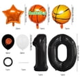 thumbnail image 3 of Globos de Fiesta ISTOVO Set de 11 Piezas Baloncesto para 10º Cumpleaños, 3 of 7