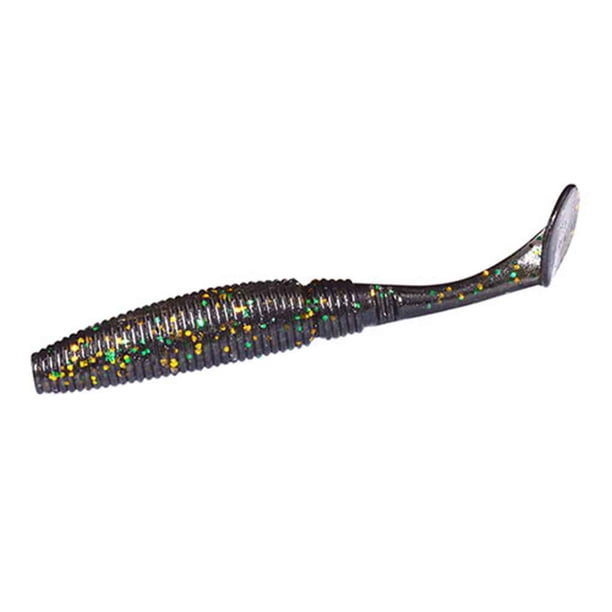 Cebo de pesca Soidarity Gusano suave de 75mm cola en T 6 uds