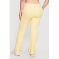 thumbnail image 4 of Women's Plus Size High Waisted Contrast Piping Pants, 4 of 4