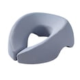 thumbnail image 1 of Almohada de masaje para la cara, con soporte para el cuello, ideal para oficina, viajes y sillas de masaje. azul claro, 1 of 8
