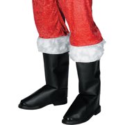 Deluxe Santa Boot Tops Adult Christmas Accessory