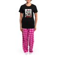 thumbnail image 4 of CafePress - Lucky Cat Women's Dark Pajamas - Women's Short Sleeve Print T-Shirt and Pants Dark Cotton Pajama Set, 4 of 7