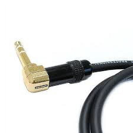 Audio2000's C20025P2 25 Ft 1/4" TRS Right Angle to XLR Female Cable (2 Pack)