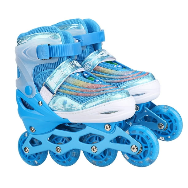 Kids Inline Roller Skates Kids Inline Skates Blue Kids Outdoor Roller Skates Kids Inline Skate Shoes Optimized for Excellence