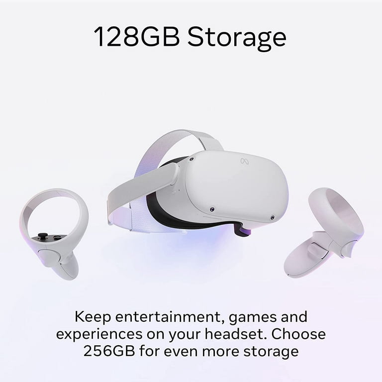 Oculus Newest Quest 2 VR Headset 128GB Holiday Set - Advanced All-in-One  Virtual Reality Headset Cover Set, White
