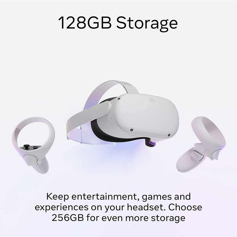 Oculus Newest Quest 2 VR Headset 128GB Holiday Set - Advanced All-in-One  Virtual Reality Headset Cover Set, White