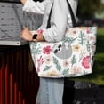 thumbnail image 4 of Wukai Cute Cartoon Sloth Print Zipper Bag,large Beach Tote Bag,Waterproof Sandproof Bag,Grocery and Picnic Tote Travel Bag, 4 of 5