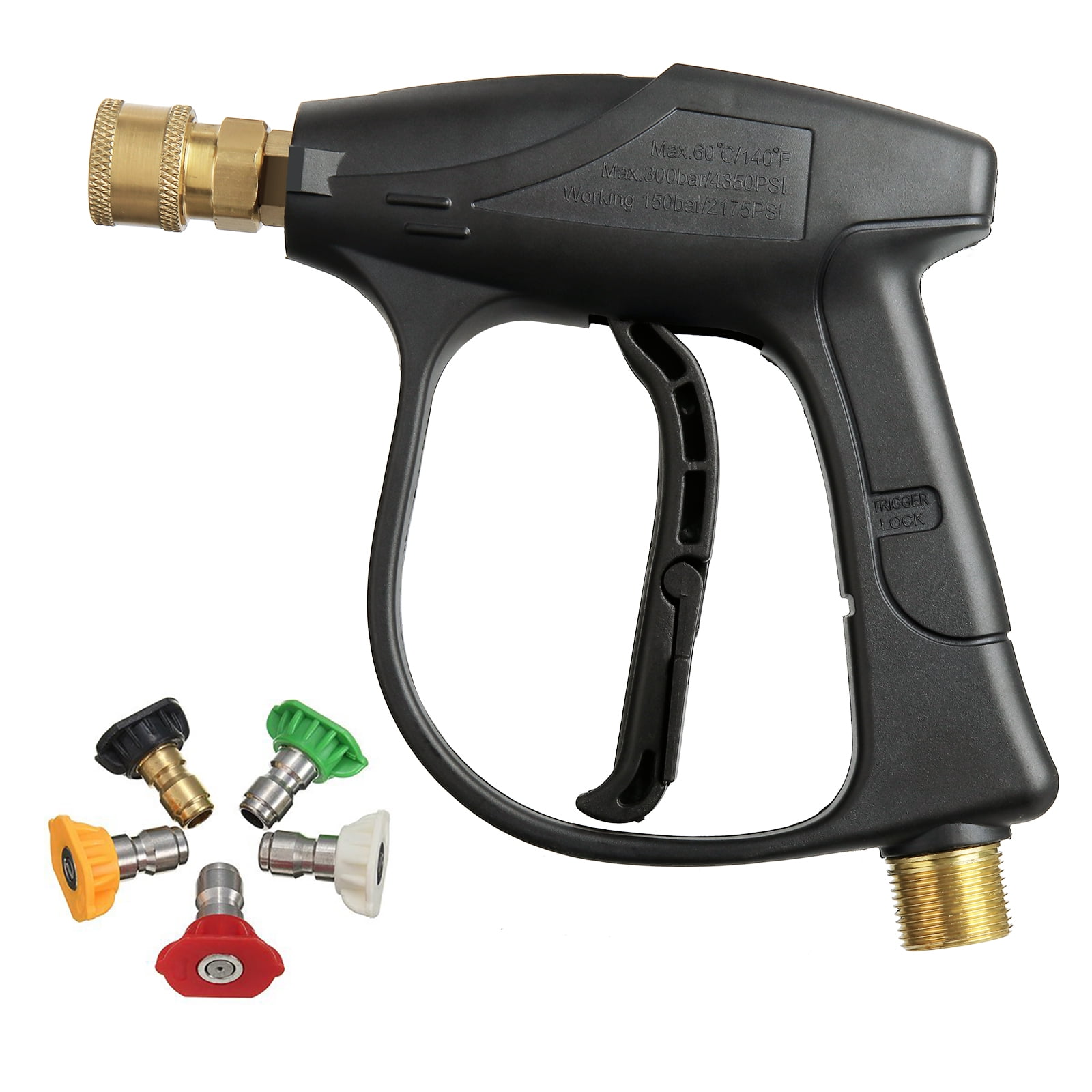 High Pressure Washer Gun 3000 PSI With 5 Nozzles for Car Pressure Power Washers