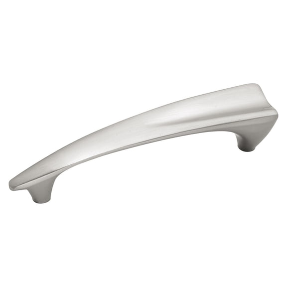 Hickory Hardware P6896-SN 96mm Metropolis Satin Nickel Cabinet Pull