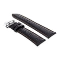 thumbnail image 2 of 20MM LEATHER WATCH STRAP BAND FOR OMEGA SEAMASTER SPEEDMASTER MARK II BLACK OS, 2 of 2