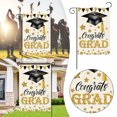 thumbnail image 2 of SXcggal Graduation Flags Banners Garden Decorations Double Polyester Graduation Theme Print For Indoor And Outdoor Celebrations Practical Basic Flags Banners For Garden, 2 of 5