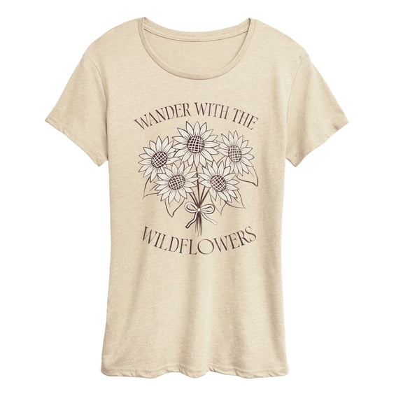 Instant Message - Wander Wildflowers - Women's Short Sleeve Graphic T-Shirt