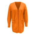 thumbnail image 5 of Sweaters for Women Trendy Knit Long Sleeve Cardigan Solid Color Fall Outerwear, 5 of 5