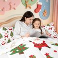 thumbnail image 5 of Manfei Western Xmas Festive 7-Piece Twin Bedding,Kawaii Christmas Tree Bedding Comforter Set,Xmas Reversible, 5 of 7