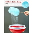 thumbnail image 5 of FOHERE Cotton Candy Machine for Kids, Hard Candy Floss Machine with Red Retro Design, 500W, 5 of 7