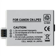 Power2000 LP-E5 7.4V 1500mAh Replacement Lithium-Ion Battery for Canon EOSRebel XSi Digital Cameras