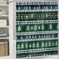 thumbnail image 6 of Shangniulu Shower Curtain for Bathroom with Hooks,Without Odor Polyester Fiber Material,Xmas Tree Snowflakes Bathroom Decorative Shower Curtains Water Repellent Washable White, 6 of 7