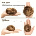 thumbnail image 4 of Extension de Chignon en Cheveux Humains Instantanée Beigne Chignon à Cordon pour Queue de Cheval, 4 of 7
