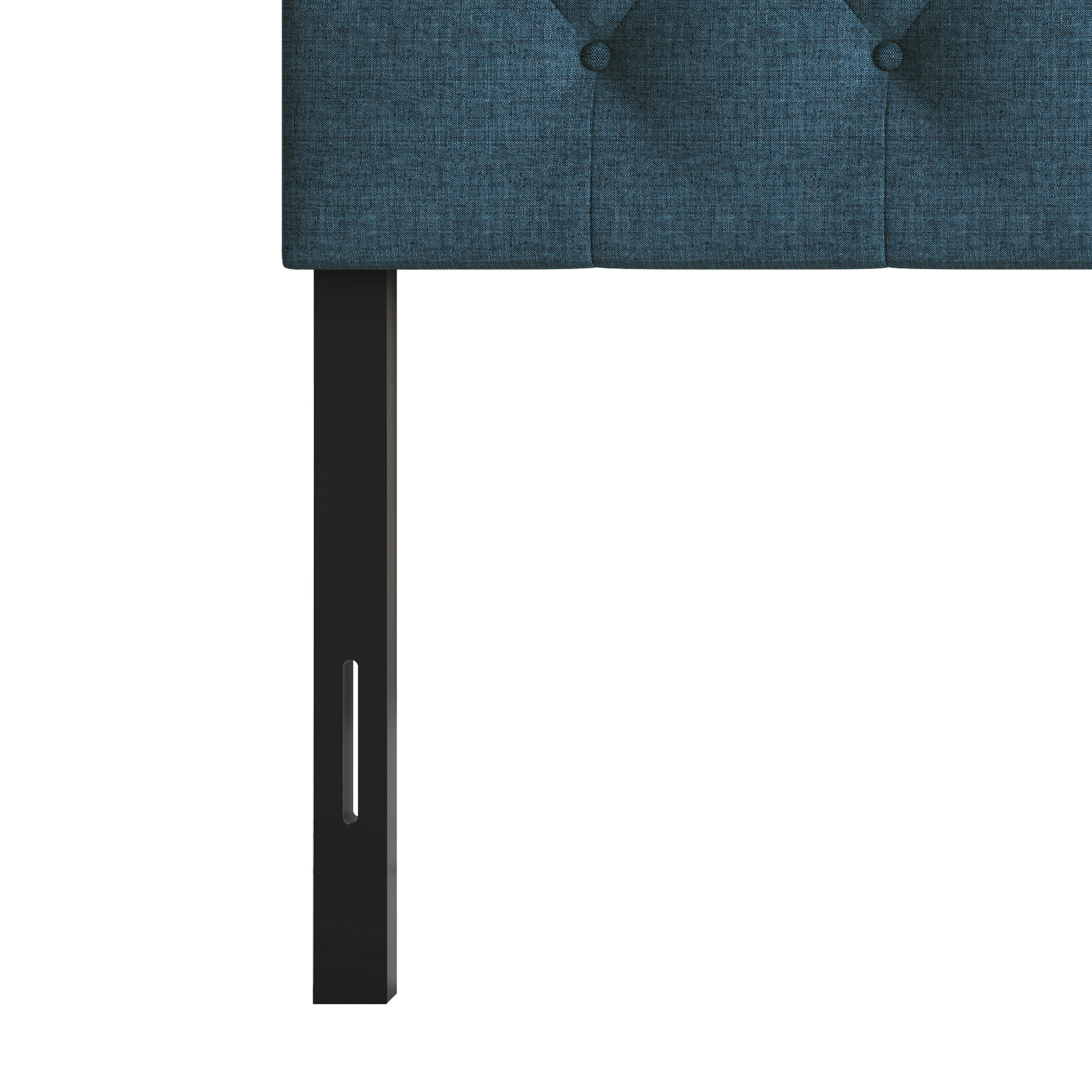 Home Design Gunnison Linen Upholstered Headboard with Button Tufted Design