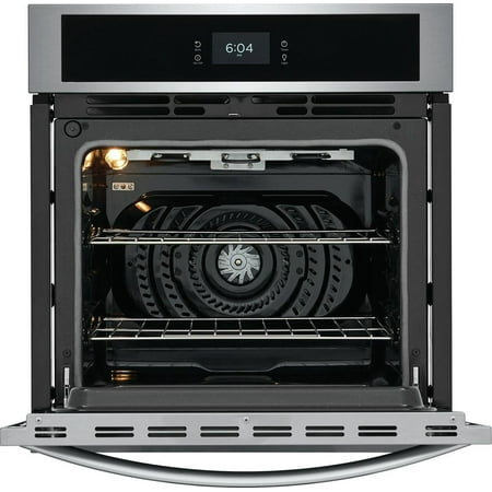Frigidaire - 27" Built-in Single Electric Wall Oven with Fan Convection - Stainless Steel