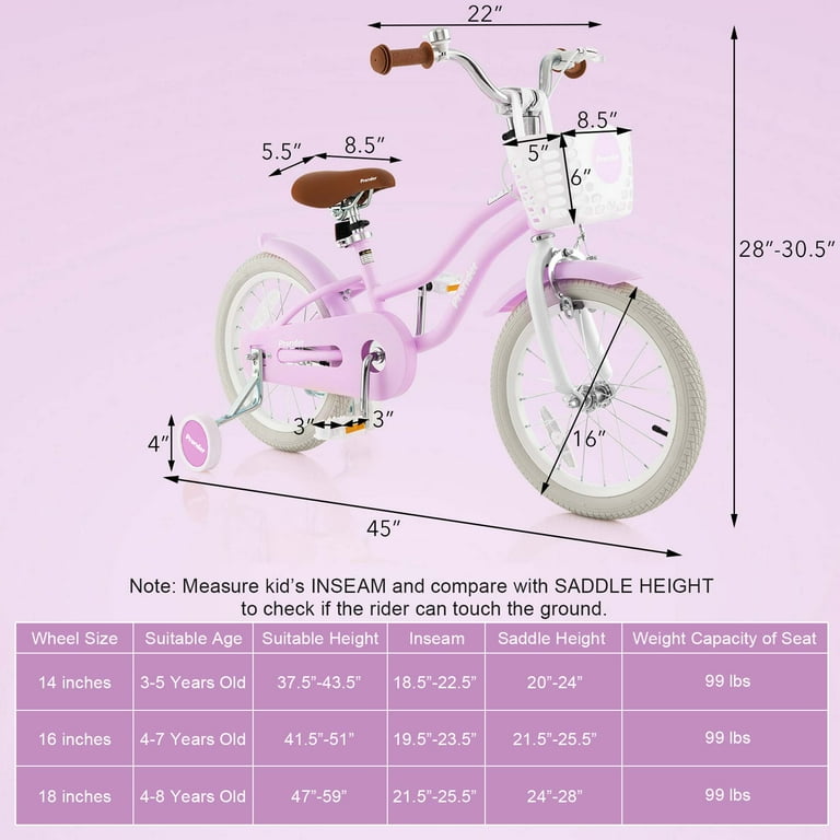 Bike size for 8 on sale year old girl