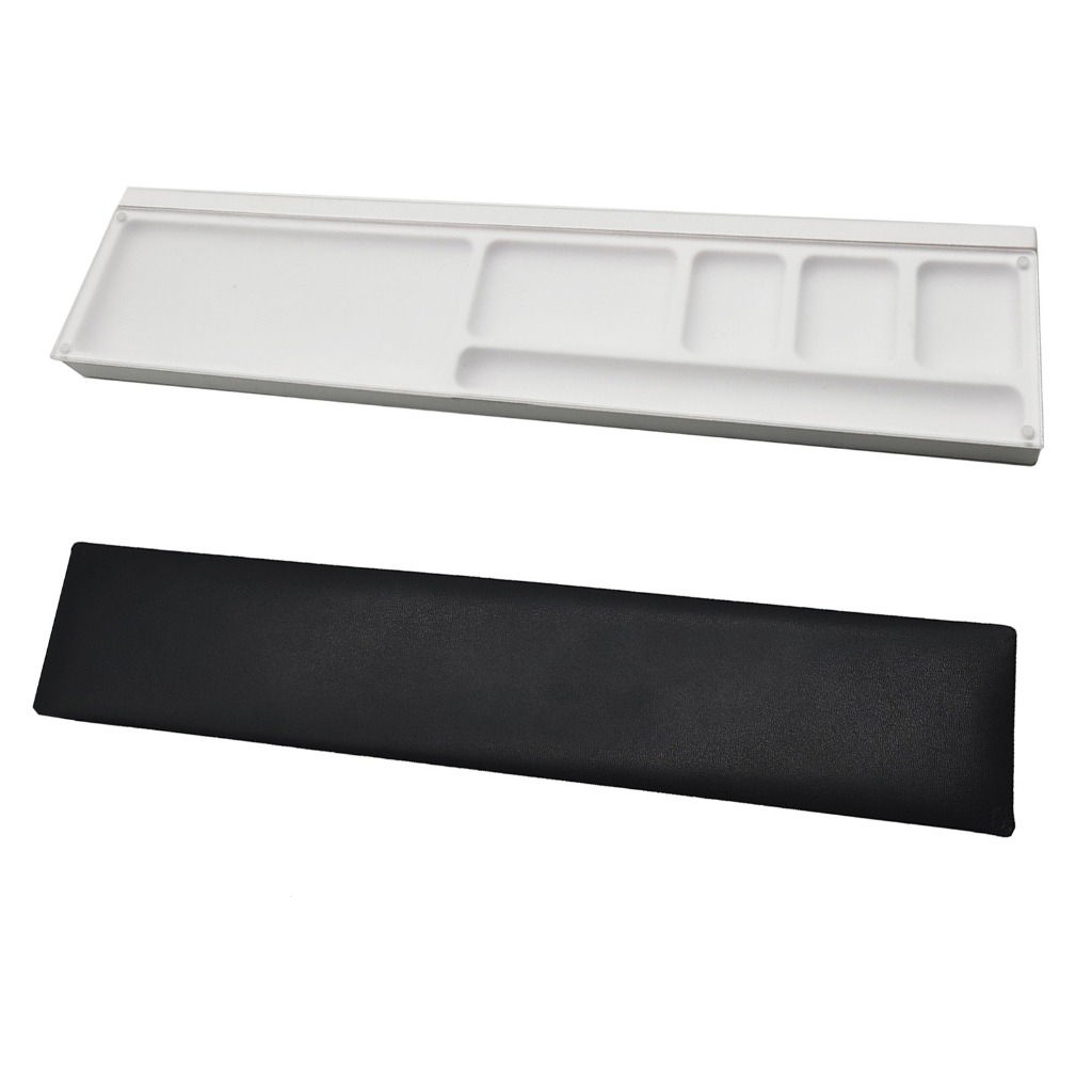 Keyboard keyboard Wrist Rest Pad With Storage Case Deep Protective Wrist Clear Frosted Cover Office Small Item Storage