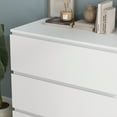 thumbnail image 4 of FUFU&GAGA  3-Drawer Dresser Can Be Used As Nightstand White, 4 of 5