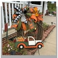 thumbnail image 4 of RKZDSR Thanksgiving Wreath, Fall Door Decoration, Halloween Front Door Decor 30x30cm (12x12 inch) - Durable Floral Wreath for Home, Parties, and Events, 4 of 9