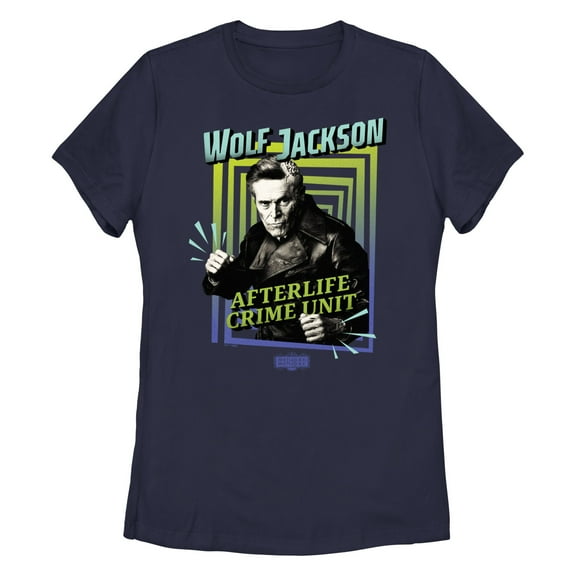 Women's Beetlejuice Beetlejuice Wolf Jackson Afterlife Crime Unit  Graphic T-Shirt