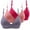Grey, variant on Womens Underwear Polka Dot Print 3-Pack Push Up Comfort Bra Triple Hook Closure Beige 85