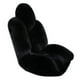 thumbnail image 1 of Funda de asiento de felpa, funda de asiento delantero, funda de asiento de automóvil, funda de cojines de asiento Negro, 1 of 5