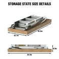thumbnail image 2 of Aluminum Attic Ladder 350lb Capacity 22.5x54 In Opening, 2 of 23